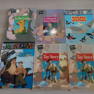 lot de 6 livres Disney (Disney cinema)